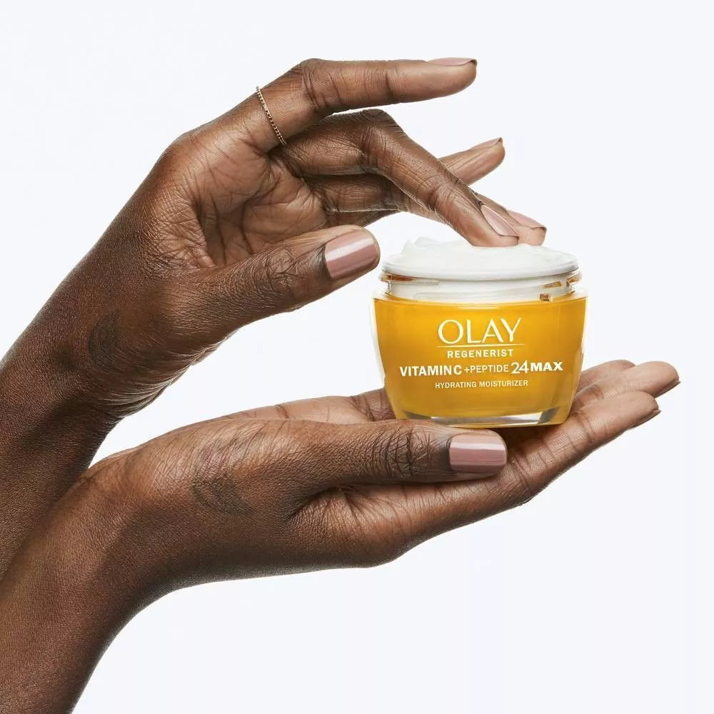 Olay Regenerist Vitamin C + Peptide 24 MAX Face Moisturizer - 1.7oz 24Hr Smart